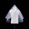 1 X Women 150Cm White One Layer Short Wedding Bridal Veils