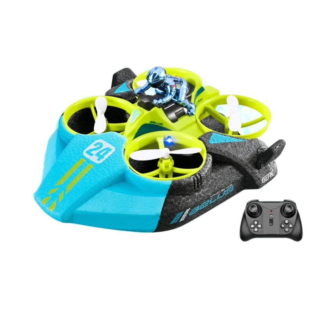 Remote Control 3 in 1 Quadcopter Boat Sea Land Air Flight RC Helicopter Toys  Home Decor