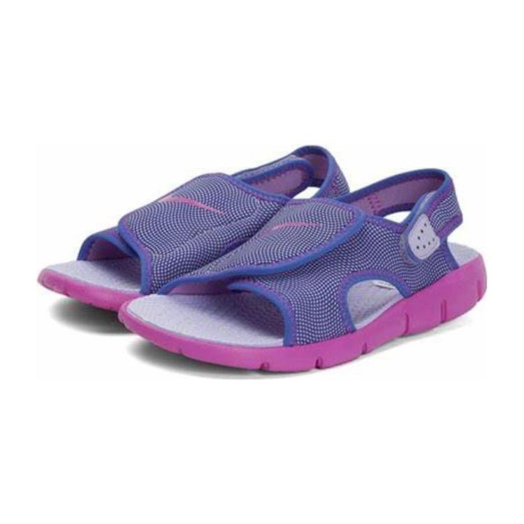 Nike Sunray Adjust 4 Rutschfeste Dämpfung Abriebfest Atmungsaktiv Kinder Sandalen Lila Kinder 386520-504