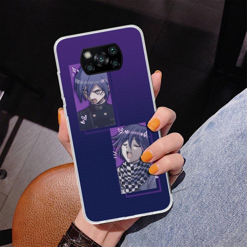 Danganronpa Kokichi Ouma Phone Case For Xiaomi Poco X7 X6 X5 Pro F7 Ultra Redmi 15C 15 13C 13 12C 12 10 10A 10C 9 9A 9C 9T Cover