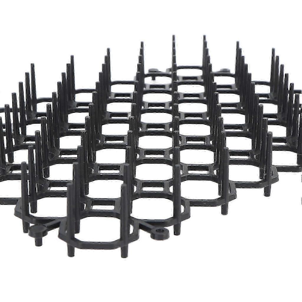 12Pcs Cat Deterrent Mat Anti Cat Dog Network Indoor Outdoor Repellent Training Plastic Spike Mat for Keeping Away Cats Dogs Protecting Plants-Yvan_i*