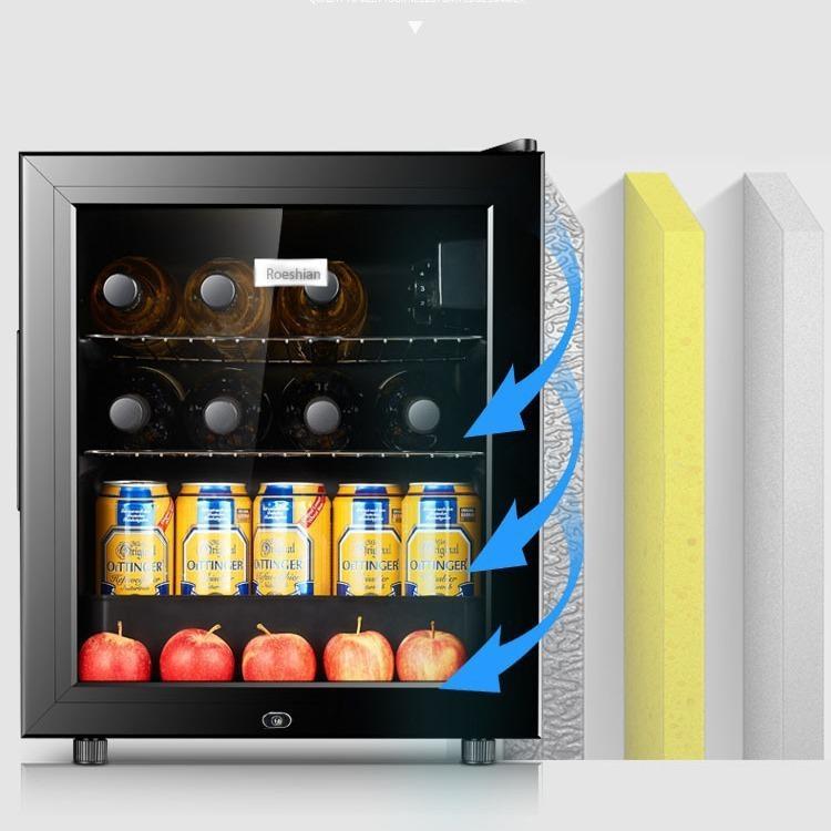 Compact Ice Bar Fridge: Home Use, Refrigeration, Tea, Wine, Sample & Display Cabinet, 110V.