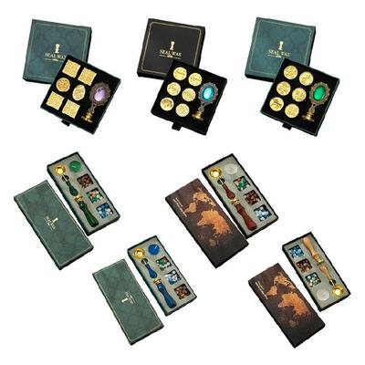 Vintage Wachssiegel-Set für DIY-Party-Einladungen Scrapbooking Grußkarten-Herstellung