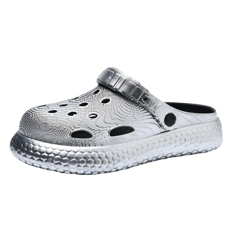 2025 Summer Lightweight EVA Clog Sandals for Men - Non-Slip, Wear-Resistant, Versatile, and Casual with a Thick Sole.