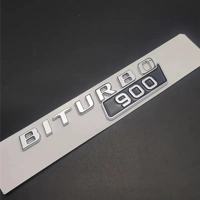 Car BITURBO 700 800 900 Side Fender Trunk Body Badge Emblem Decals Sticker for Mercedes-Benz Brabus G Class G700 G800 G900 W463
