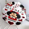 1 PC Automatic Folding Umbrella - Mafalda Pattern Portable Foldable Design With 8 Ribs Christmas Birthday Gifts