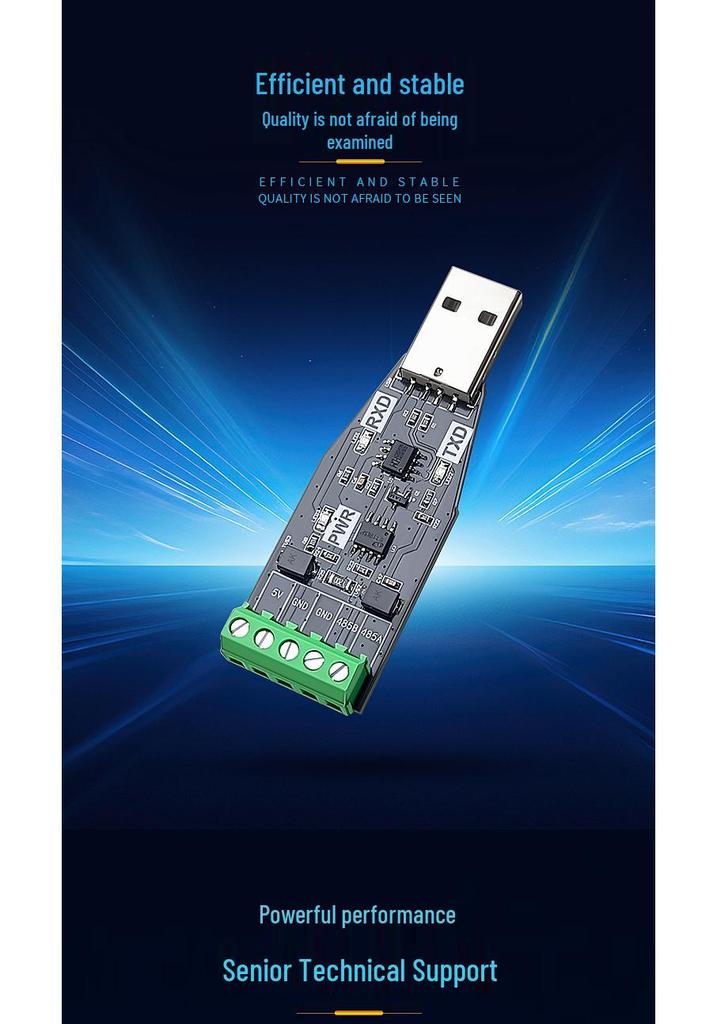 Convertisseur d'Interface de Communication Série USB vers RS485/232/422 pour Ordinateurs Portables