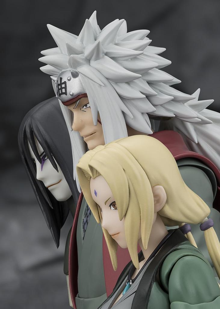 TAMASHII NATIONS NARUTO Jiraiya The Master of the Hero of Konoha Sage Mode Set - - S.H.Figuarts - Senjutsu, -
