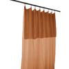 Rideau ajustable + 8 anneaux pince "Gaïa" 140 x 300 cm "Gaze de Coton" l'Effet Papillon - Gaia Abricot - 1 Panneau ajustable 140 x 3