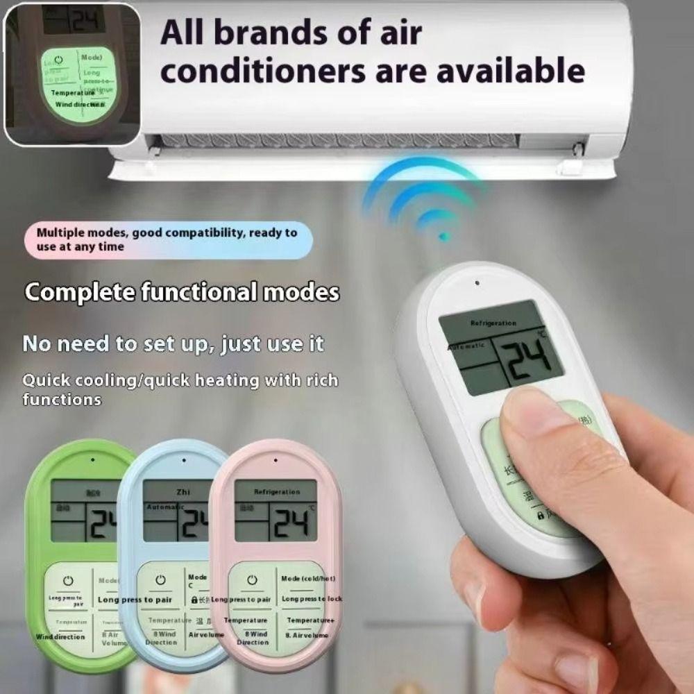 USB-Ladung A/C Fernbedienung Universelles LCD Digitaldisplay Klimaanlagen-Fernbedienung Tragbar Leuchtende Tasten