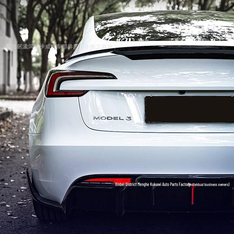 2019-2024 Tesla Model 3 Rear Bumper Corner Diffuser