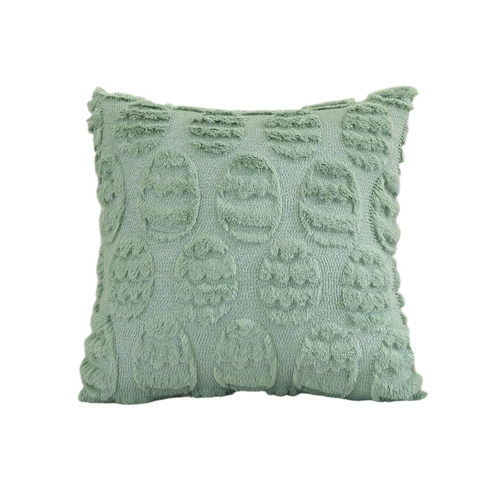 

Egg Pattern Easter Pillow Cover Fluffy Super Soft Cushion Cover Wear-resistant Comfortable Throw Pillowcase Bedside Cushion 40cm-15.75in зелёный