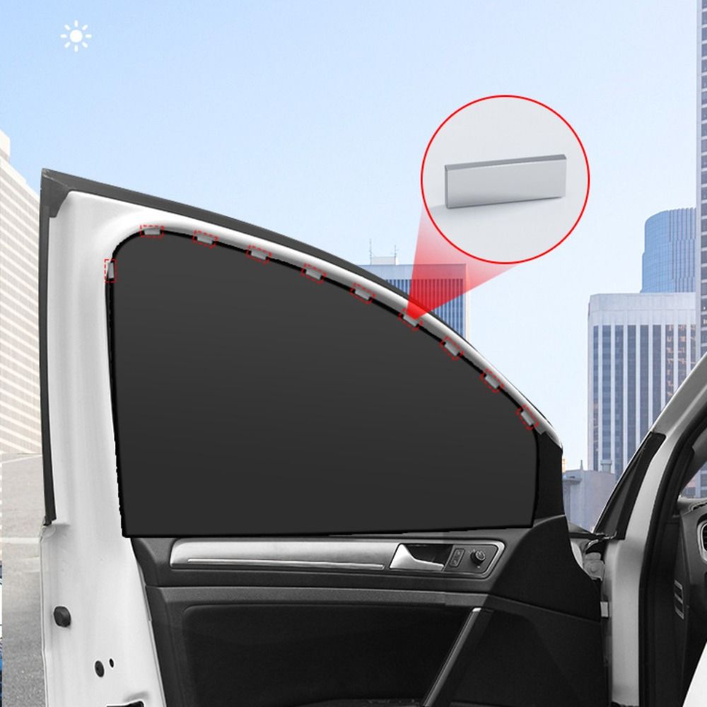 Heat Insulation Car Side Window Sunshade Magnet Car Window Sunshade Car Curtains Auto Accessories