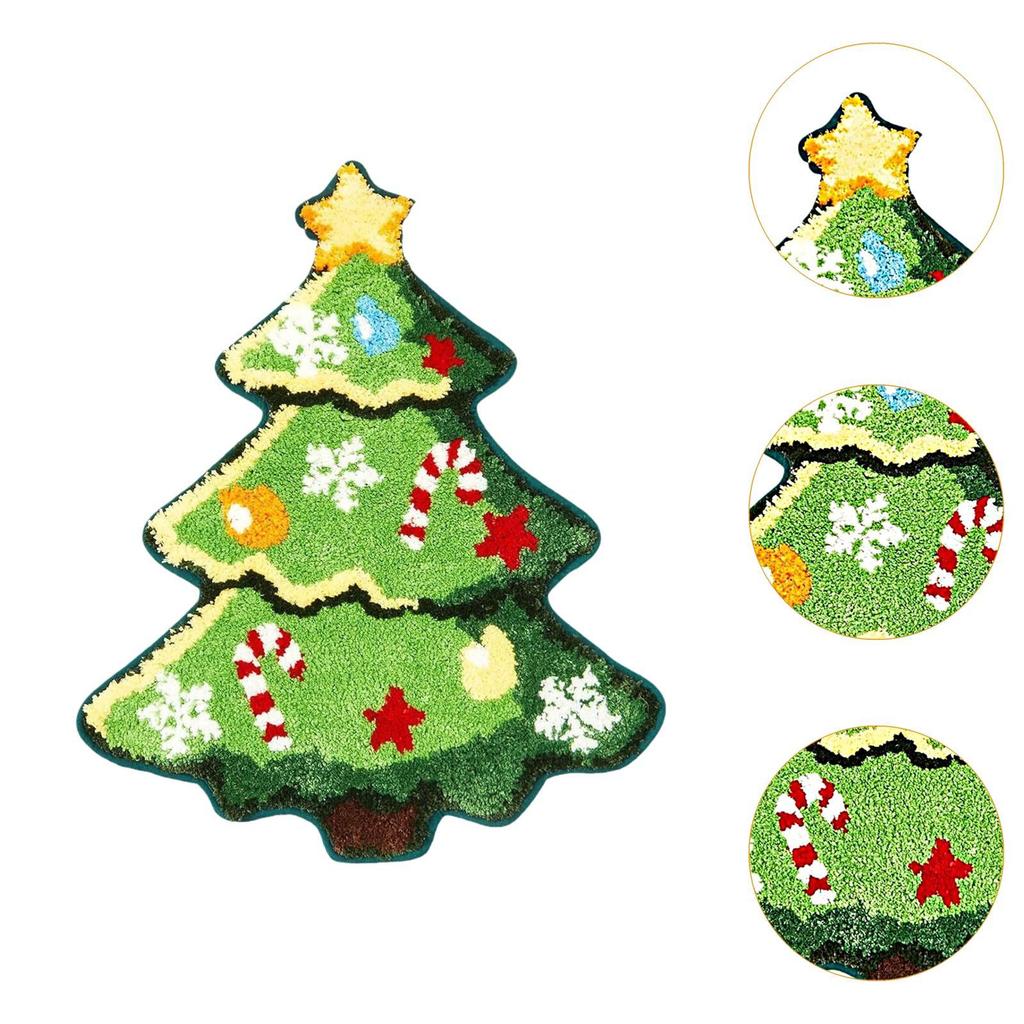 Christmas Rug Easy Clean Professional Soft Decorative Gifts Bathroom Rug