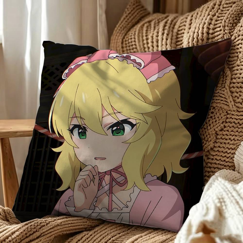 Hot-selling Momoka Sakurai Square Double-Sided Printed Pillow Case Sofa Cushion Cover Bedroom Bedside Decor