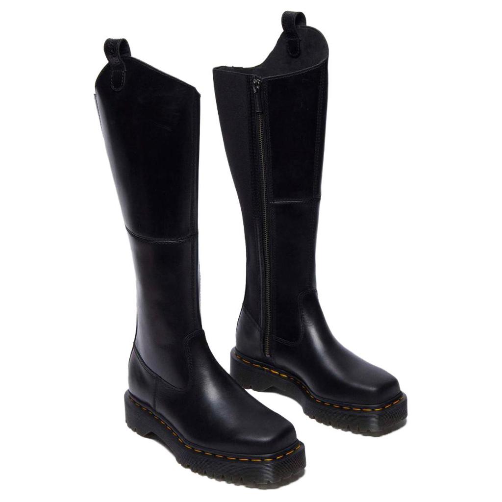 Dr. Martens Amaayah Kožené Módní Vysoké Boty Dámské boty Černé 31947001