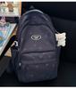 Schoolbag Trend Korean Edition School Bag Junior High School Girls Large Capacity Student Backpack College Student Campus Travel Lightweight Backpack