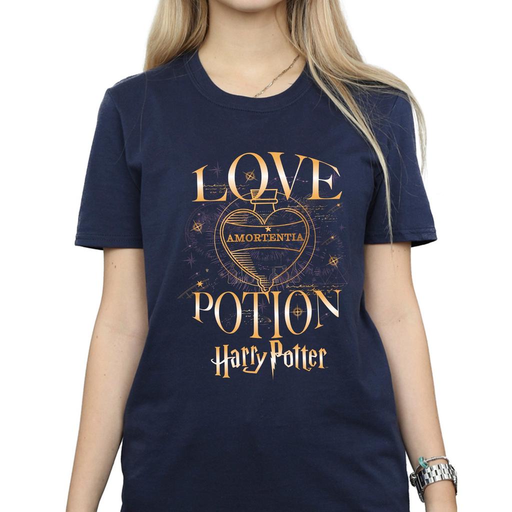 Harry Potter Womens/Ladies Amortentia Love Potion Cotton Boyfriend T-Shirt