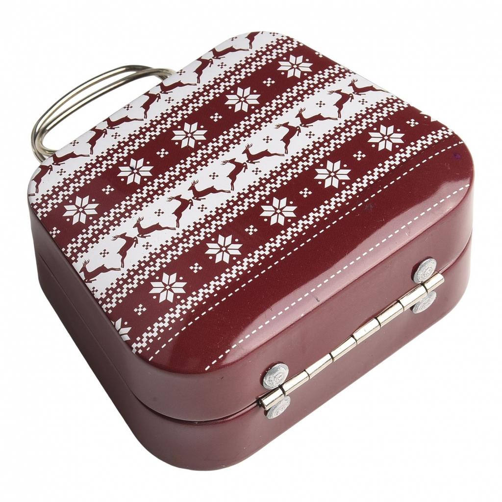 Holidays Are Sweeter with Handbag Xmas Treats Storage Tin