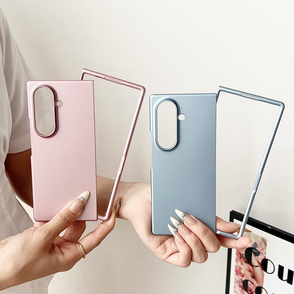 Matte PC Case For Samsung Galaxy Z Fold 7 Fold6 Fold5 Fold4 Fold3 5G Ultra Thin Shockproof Protection Cover For Samsung Fold 6