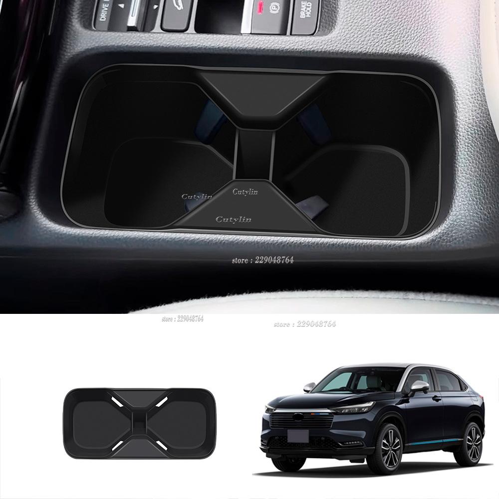 RHD For Honda Vezel H-RV HRV 2025 2026 Silicone Center Console Gear Shift Panel Water Cup Holder Bottle Wireless Charging Pad