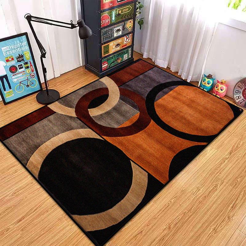 Abstract Style Carpet Living Room Modern Style Soft Fluffy Rugs for Bedroom Cloakroom Decoration Anti-skid Easy Clean Floor Mats