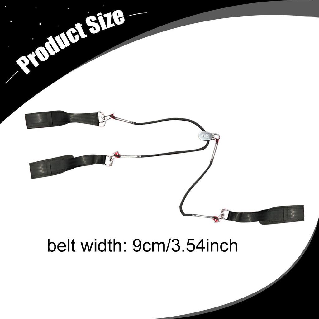 Short Track Speed Skating Belt Traction Strap Training Assist Band for Practice