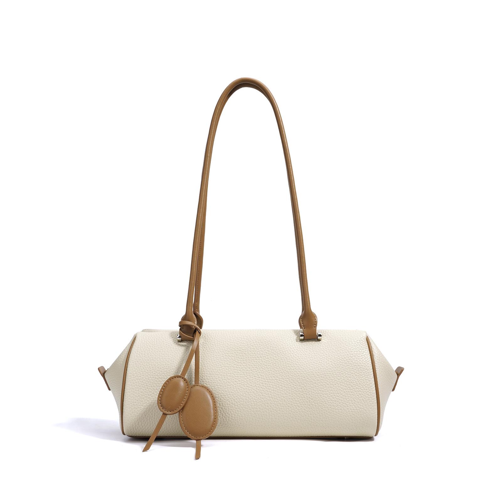 

Niche Design Shoulder Bag Leather Simple Handbag Women Commuter