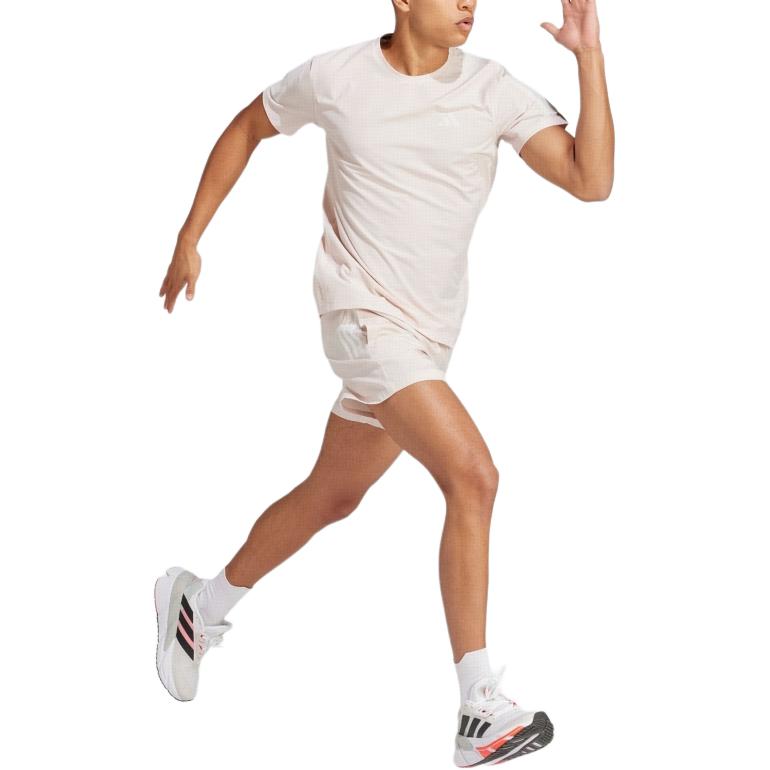 adidas Own the Run Tee Putty Mauve Men Streetwear IN1514