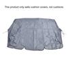 Garden Courtyard Outdoor Waterproof Polyester Taffeta 3 Seats Swing Chair Hammock Seat Cushion Cover