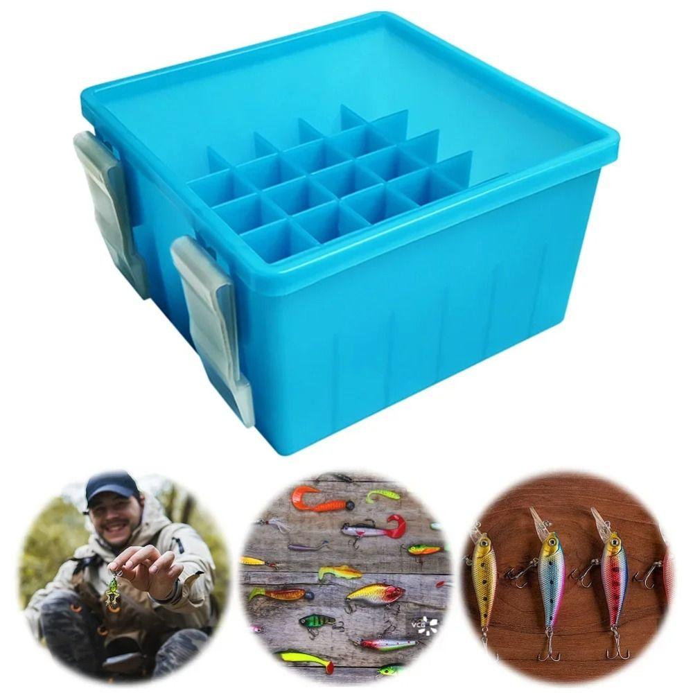 Luminous Fishing Tackle Case Waterproof Lure Tool Storage Squid Jig Bait Container  Fishing Gear
