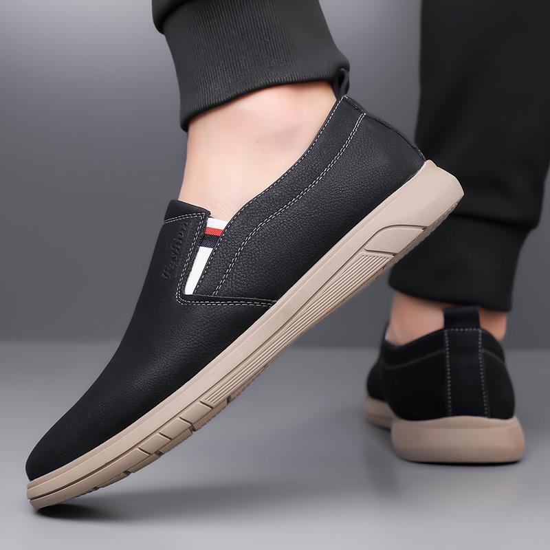 Modne Sneakersy Męskie Buty Wizytowe Retro Męskie Skórzane Biznesowe Męskie Buty Barokowe Casualowe Outdoorowe Męskie Obuwie Oxford