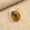Tiger Eye Gemstone Handmade Solid 925 Sterling Silver Ring Jewelry