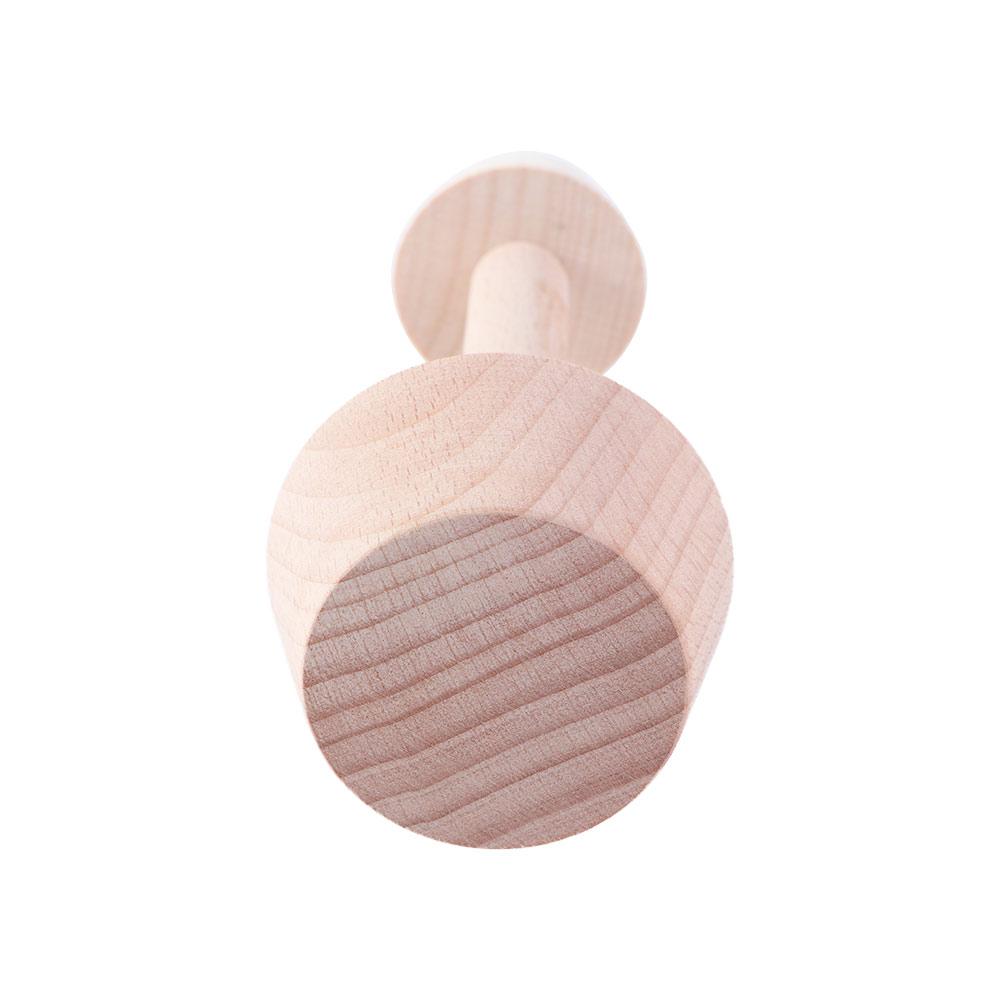 Pie Double Sided Egg Tart Pusher Baking Wooden Eggtart Mold Pastry Tools Dough Press Tart Tamper