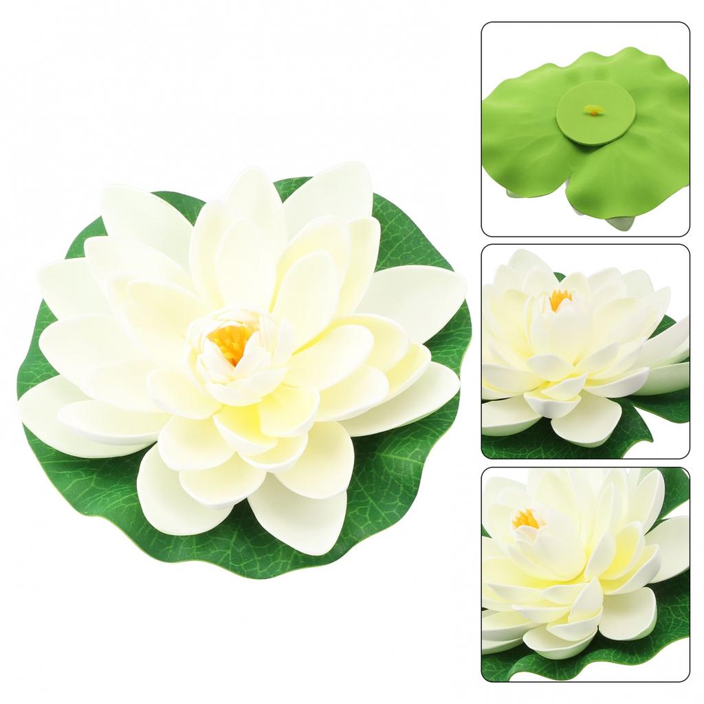 18cm Wasserlilie DIY Heim Outdoor Deko Lotusblume