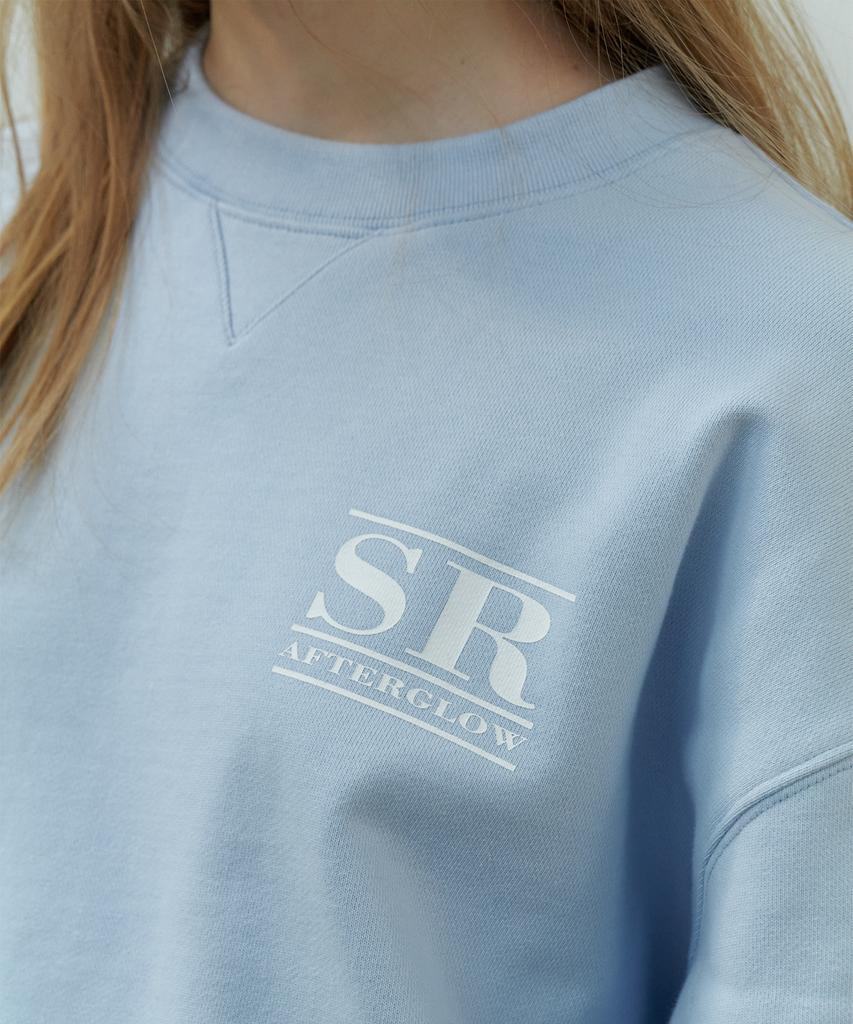 SO IR Sr Small Logo Sweatshirt - Skyblue