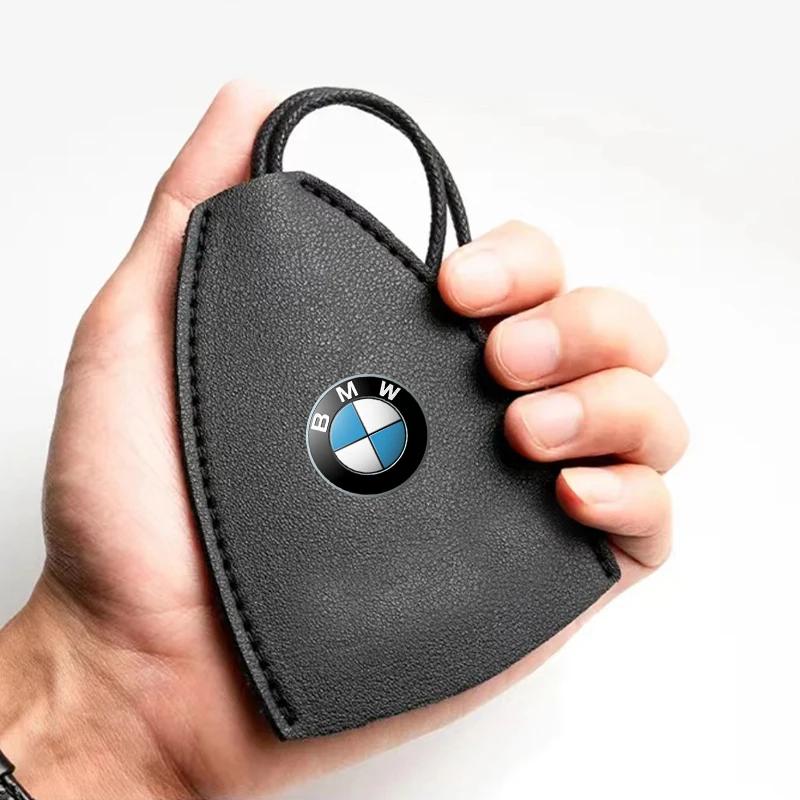 1Pcs Car Key Protection Shell Bag Car Key Case Cover Car Keychain For BMW M E34 E36 E60 E90 E46 E39 E70 F10 F20 F30 X5 X6 X1 M3