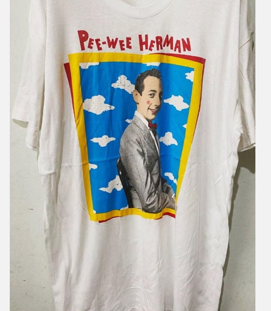 

vtg Pee Wee Herman play house white T-SHIRT All sizes XL