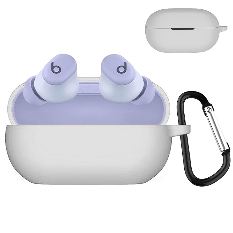 

JXRICH For Beats Solo Buds case Compatible Beats Buds silicone material for cover Fall prevention Scratch prevention Can be charged while wearing Full