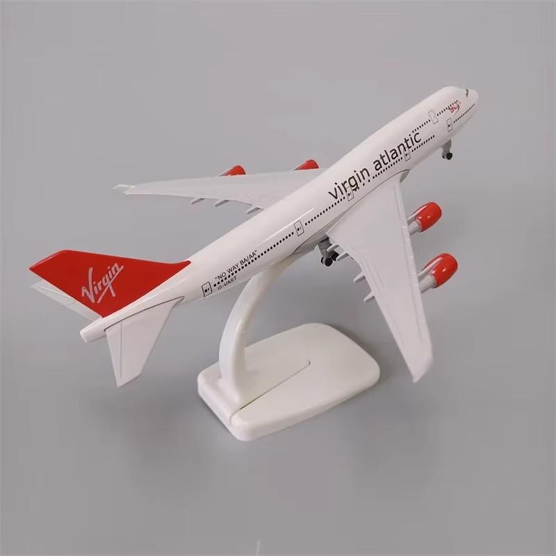 

Украшение для гостиной 20 см Модель самолета B747 Virgin Atlantic 747 Литой сплав Металлическая модель самолета Коллекция самолетов Посадка