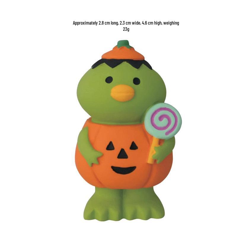 Japanese Cat Halloween Resin Ornaments – Handmade DIY Trendy Toy Figures