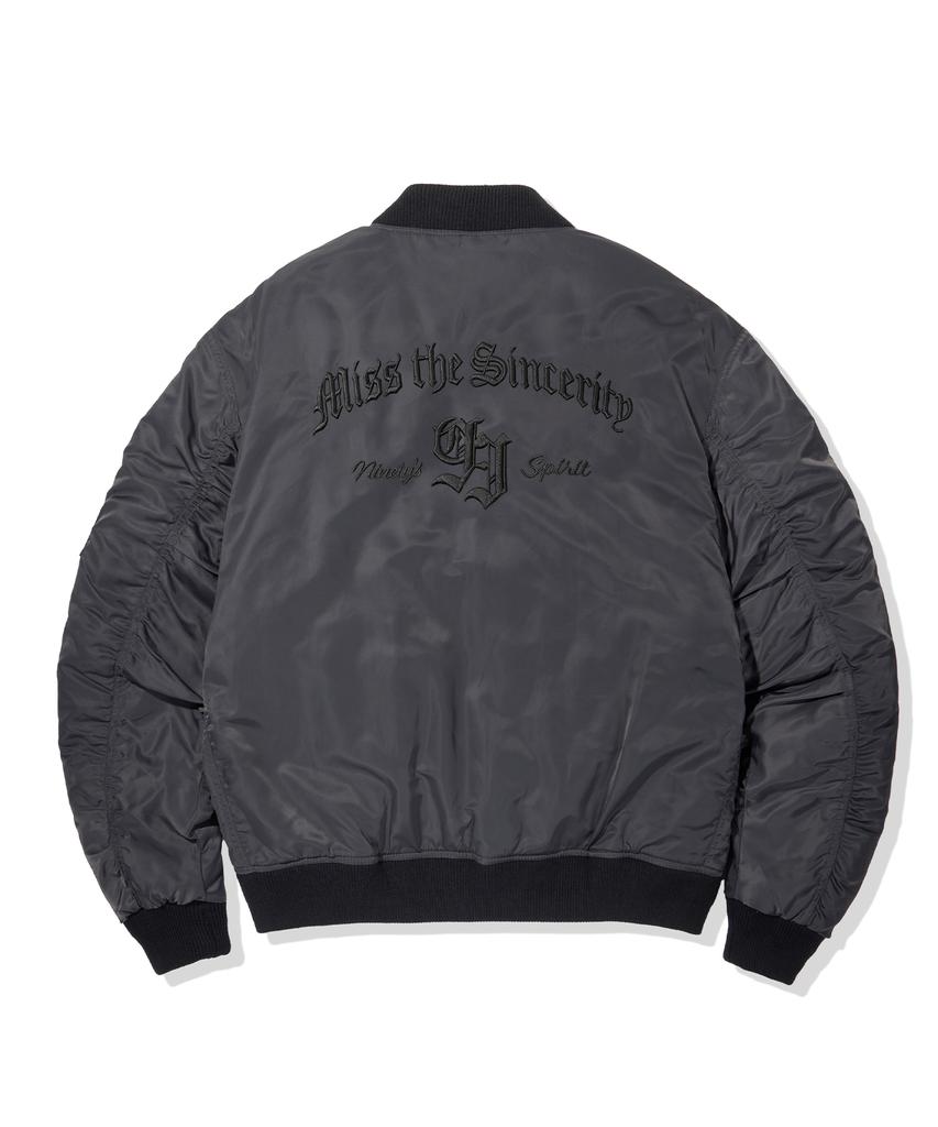 1993Studio 93 Ma-1 Flight Jacket_Charcoal