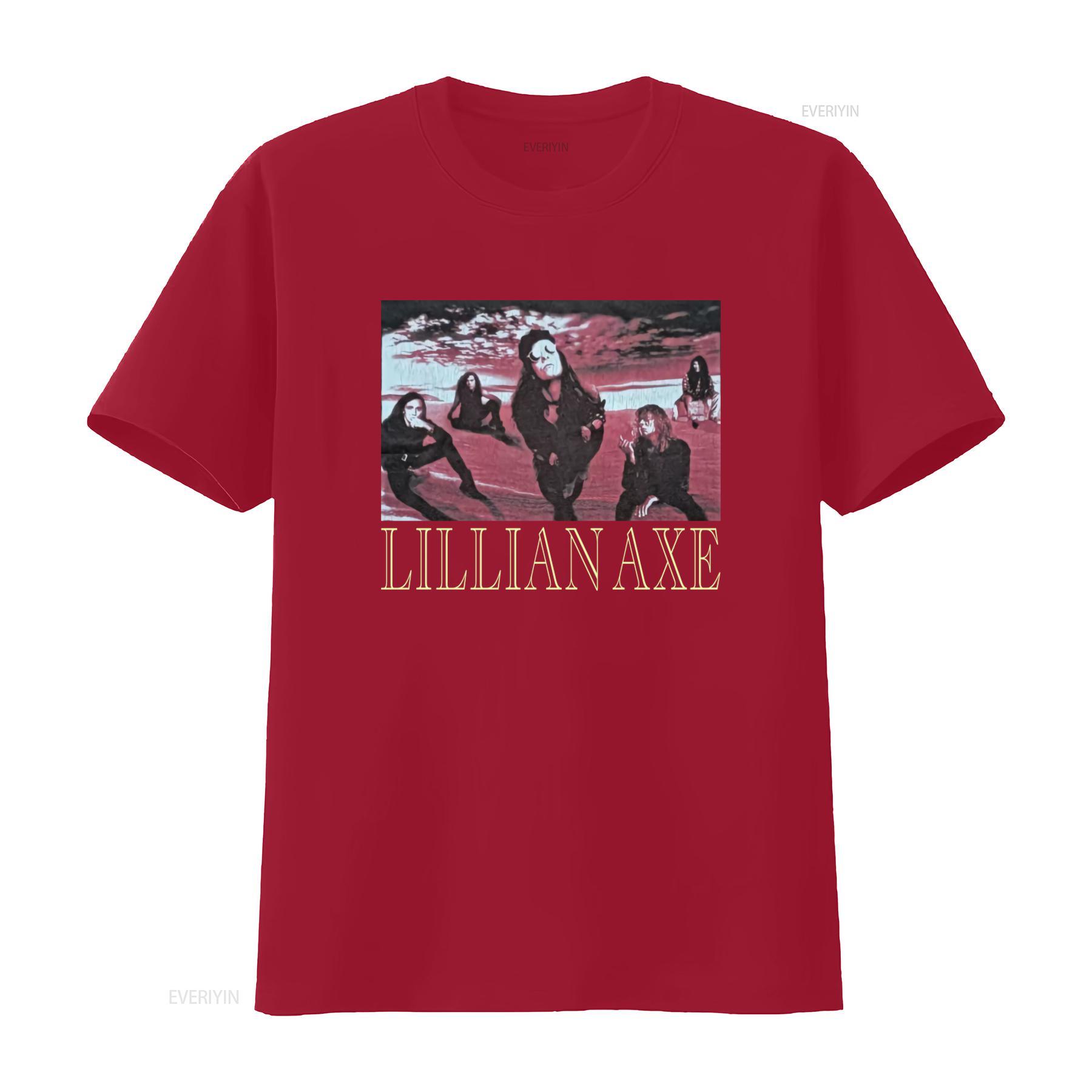 1993 Lillian Axe Crucify Me Black T Shirt All Sizes Band Print Rock Style CB1186 vintage Washed Comfortable graphic Slightly S