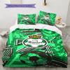 Club Santos Pattern Bedding Set Quilt Cover Pillowcase Home Decor Gift (1 * Duvet Cover + 2 * Pillowcase, Without Core)