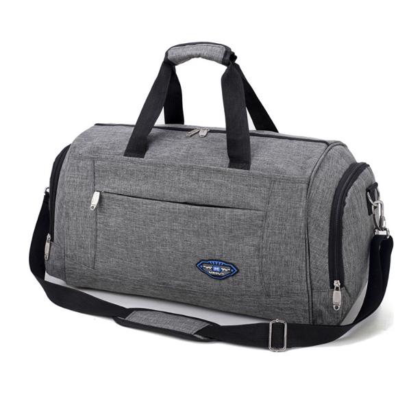 Borsa Duffel Impermeabile in Nylon da Viaggio Moda Cabina Weekend Vintage Casual a Spalla Grande per la Notte