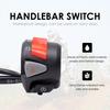 Motorcycle 22mm Steering Wheel Switch with Start/End Headlight/Warning Light Switch