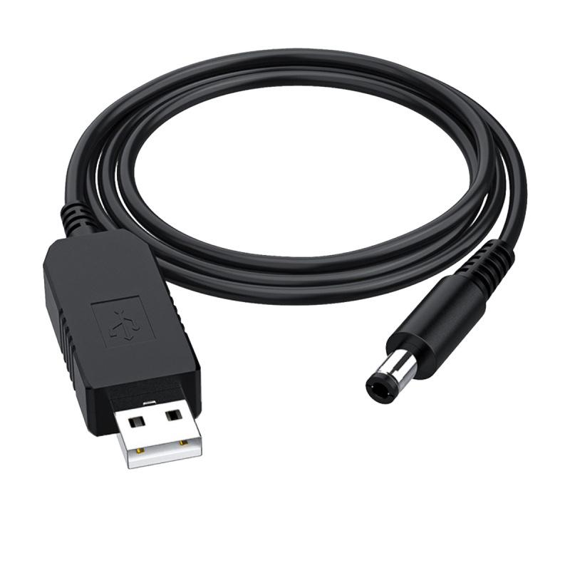 USB Booster Power Cord 5V To 12.6V PVC Jacket Pure Copper Material Connection Route Uninterrupted DC5521 Boosted