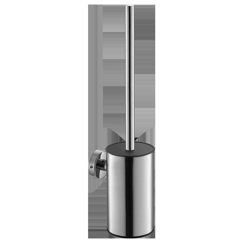 304 Stainless Steel Bathroom Toilet Brush Set - Floor & Wall Mounted
