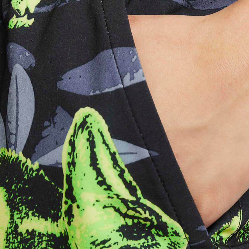 Nike Dri-Fit Unlimited Studio 72 Print Quick-Dry Unlined Woven Training Shorts Men Bottoms Volt-Green Yellow FB7981-337