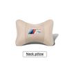 Car Headrest M-emblem Neck Pillow Auto Accessories For BMW E46 E90 E60 F30 F10 E39 E36 F20 G20 G30 E92 E87 E91 X5 E70 F11 E30 X3 BA8